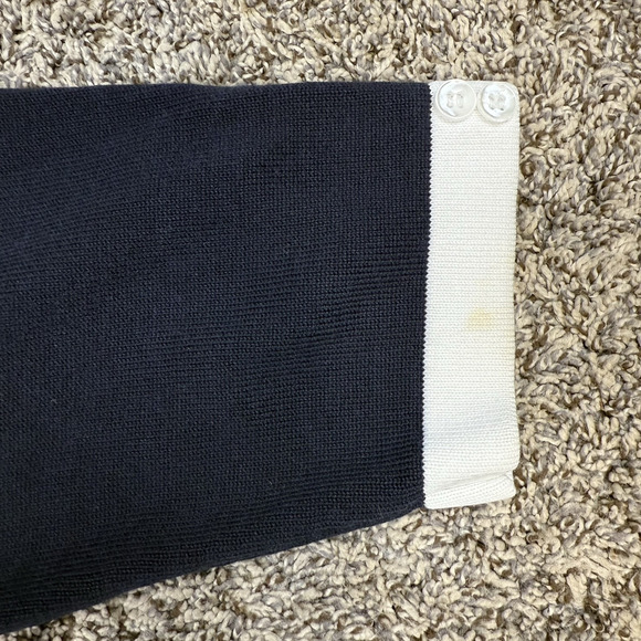 Women’s Christopher Banks Black and White Blouse Collared Size‎ Small - Picture 10 of 10